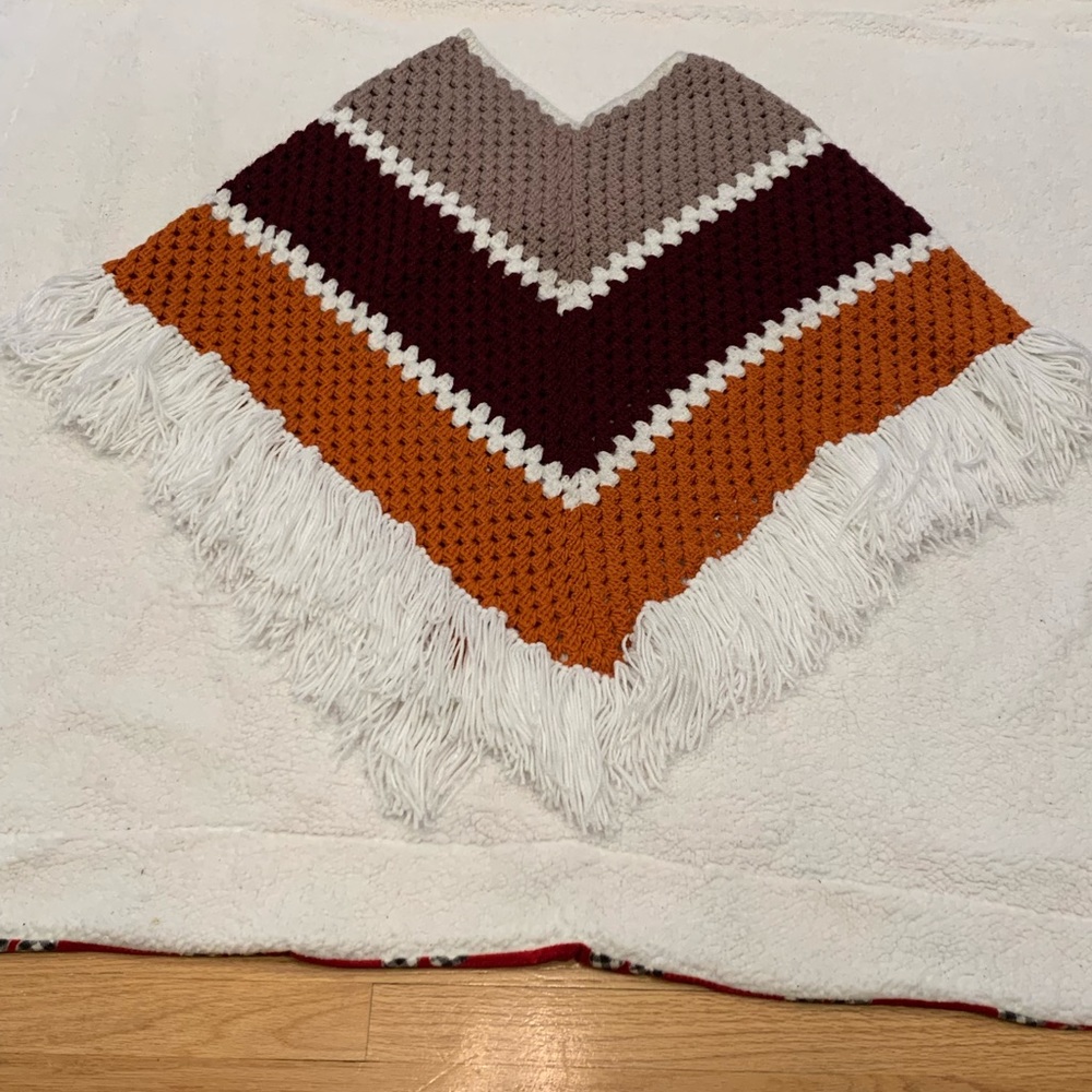 Poncho Crocket hand made unique